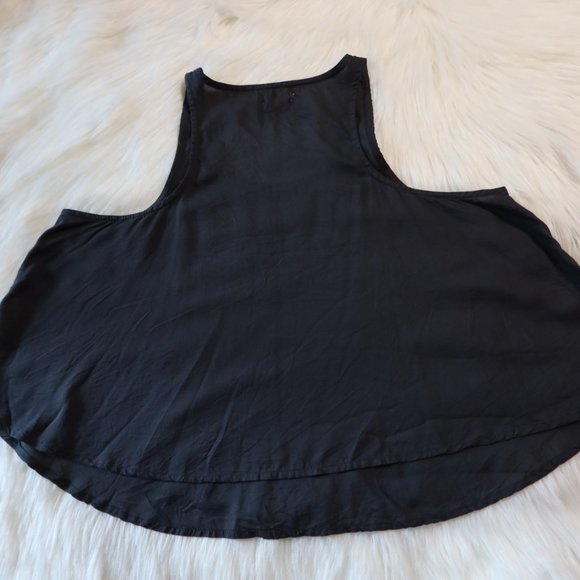 Charcoal Hollister Blouse with embellishments - Picture 3 of 6